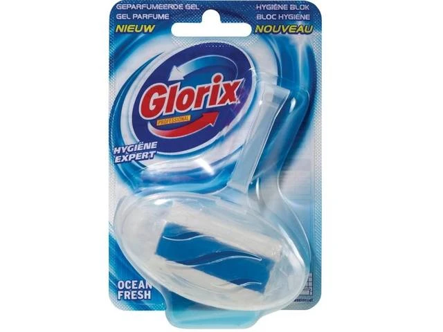 Toiletblok Glorix Ocean Fresh met Houder